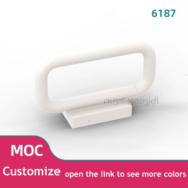 100 Uds. Bloques de construcción MOC 6187 piezas de barra 1x4x2 Panel de barandilla de valla de pista ensambla partículas compatibles ladrillos técnicos Juguetes