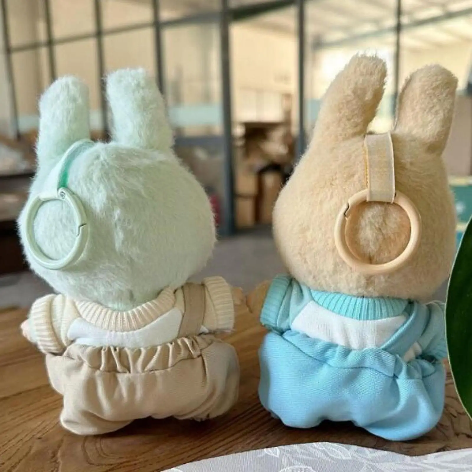 Plush Doll Outfit Cute Bear DIY Accessories Hands on for Kids Birthday Gift Coordination Imagination Costumes for Plush Dolls