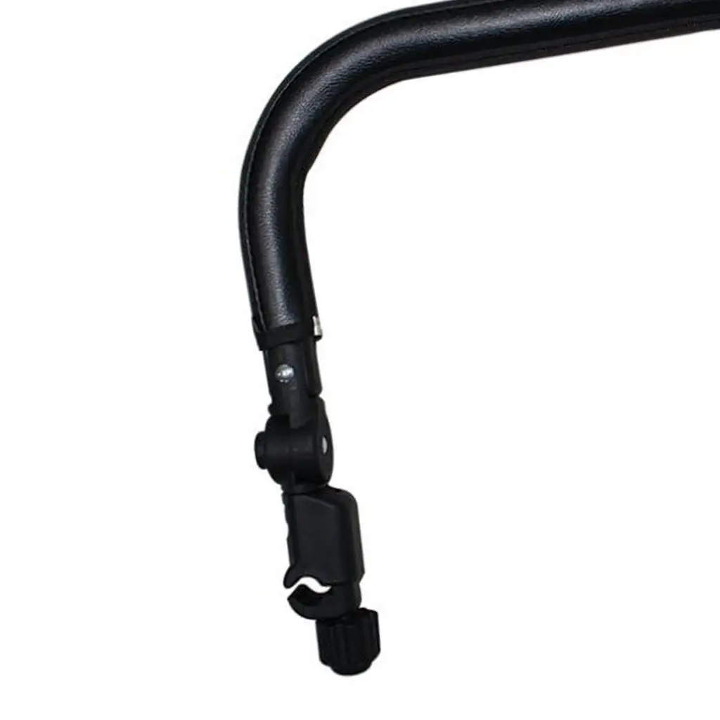 Reposabrazos ajustable de cuero para cochecito - imagen 5