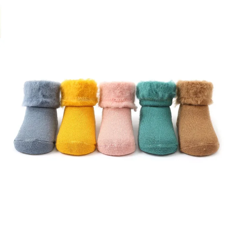 Calcetines invierno bebé: suaves de algodón orgánico para recién nacido - imagen 2