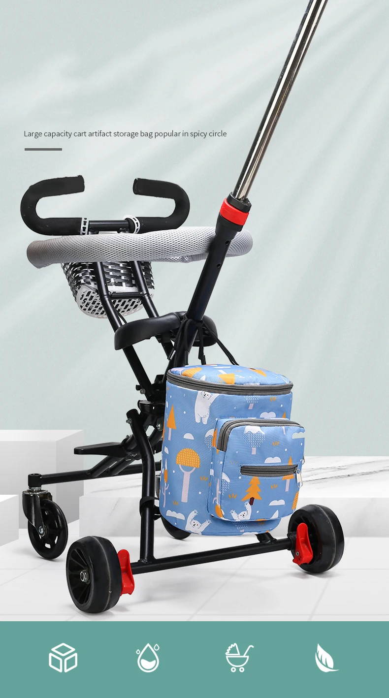 Bolsa de mamá para cochecito de bebé en nailon resistente