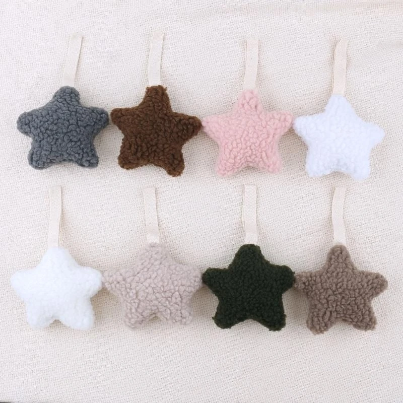 Cadena chupete de peluche pez con estrella para bebé - imagen 4
