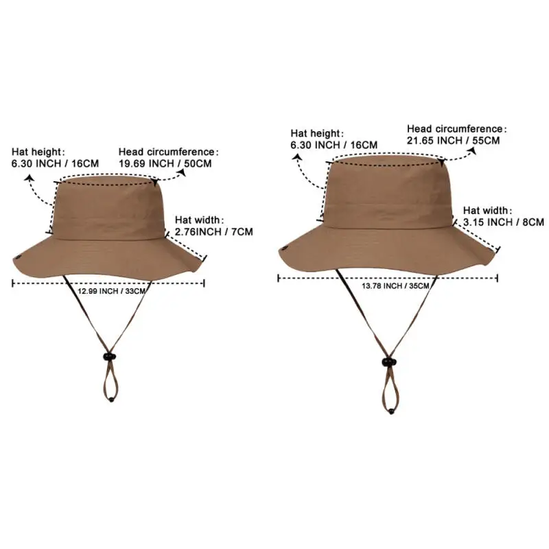 Sombrero de pescador transpirable infantil con protección solar - imagen 2