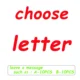 choose letter
