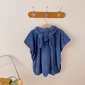 poncho dark blue