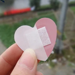 Tiritas infantiles en forma de corazón impermeables para primeros auxilios