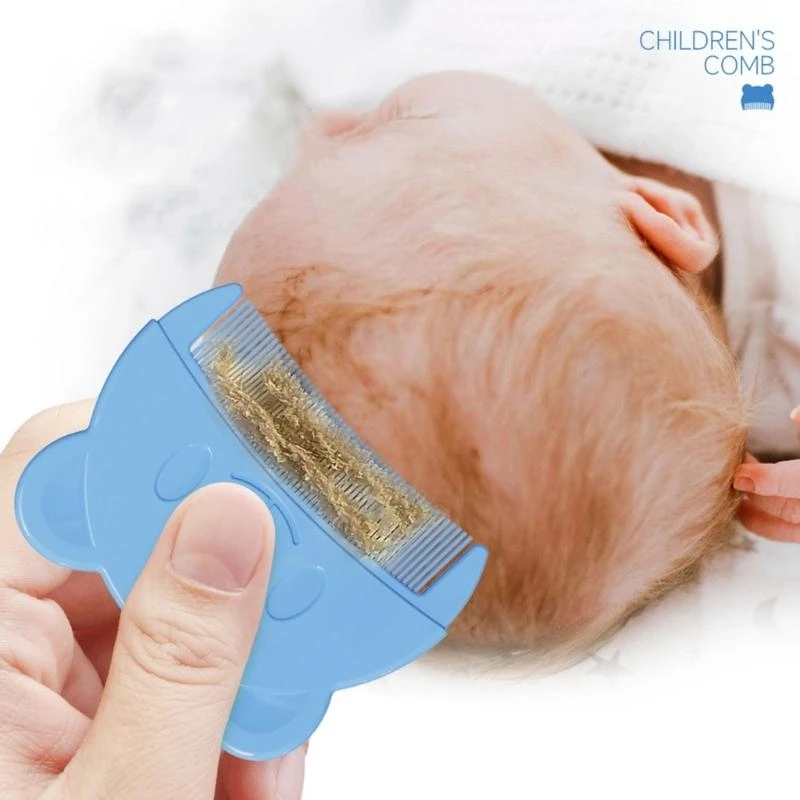 Peine para recién nacido M76C, peine para eliminar suciedad cabeza Fetal, peine baño para niños pequeños, - imagen 2