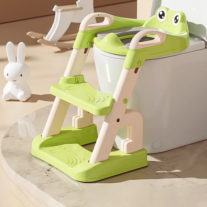 Orinal portátil de dibujos animados para niños, orinal para niños, asiento de entrenamiento, urinario para bebé, olla para inodoro para bebé, urinario para niños, escalera, orinal para bebé