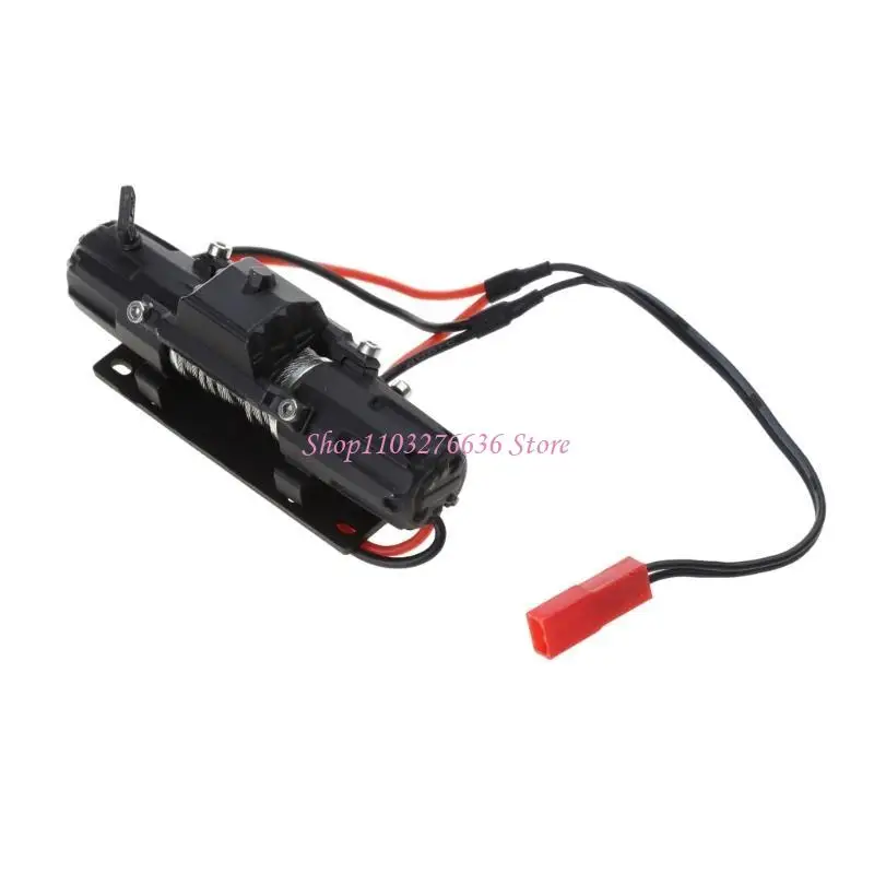 R6FD RC Car Dual Motors alambre acero modelo cabrestante automático accesorio para 1/10 coche trepador control remoto - imagen 2