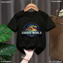 Camiseta de dinosaurio para niños – Estampado Mundo Jurásico