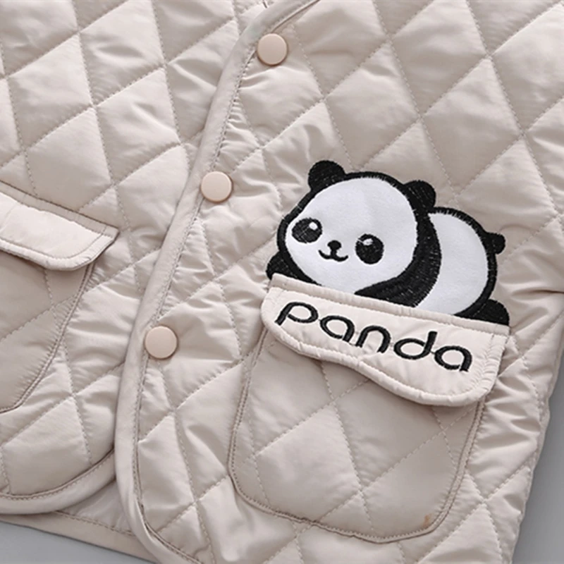 Nueva ropa de invierno para bebés, traje para niños, chaqueta gruesa, camiseta, pantalones, 3 unids/set, ropa de moda para niños y niñas, chándales infantiles - imagen 5