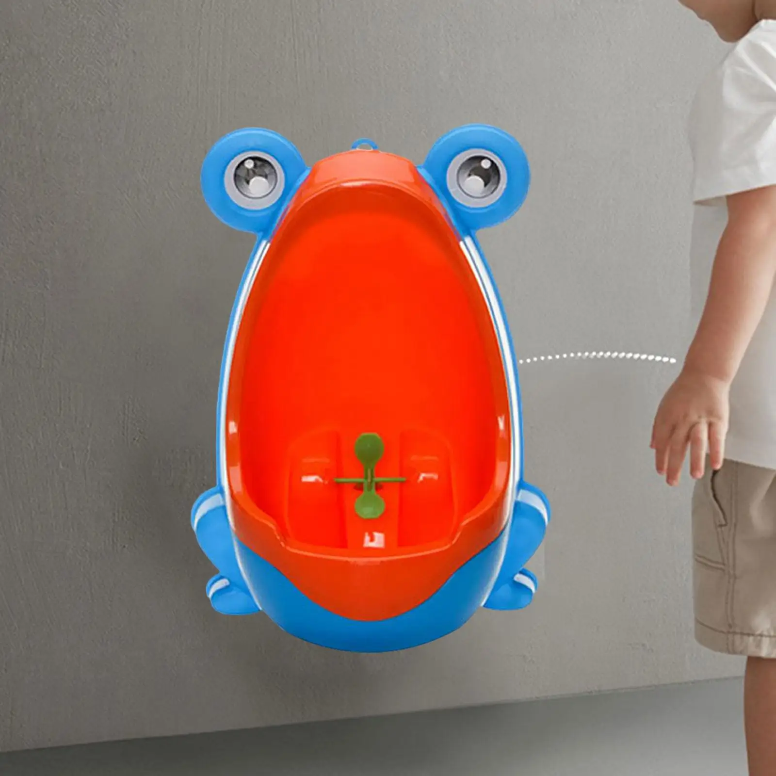 Boy Toilet Training Standing Urinal Toilet Animal Cartoon Frog Hanging Pee