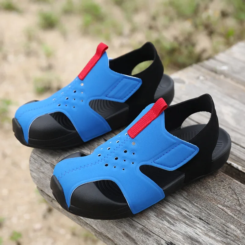 Sandalias funcionales para niños, zapatos de avión a la moda, novedad de verano, zapatos de playa para bebés, sandalias descalzas geniales para niños y niñas - imagen 2