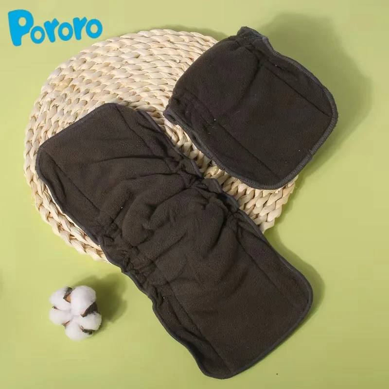 Pañales de tela de bambú reutilizables para recién nacidos