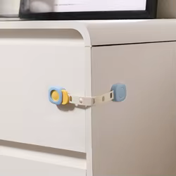 Cerradura de cajón de seguridad de mano antipellizco, cerradura de seguridad de protección integral de plástico, cerraduras seguras de cajón fáciles de instalar para uso doméstico