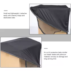 Parasol extensible universal con protección UV para cochecito