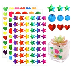 ZYF Pack de pegatinas láser DIY con purpurina y motivos divertidos