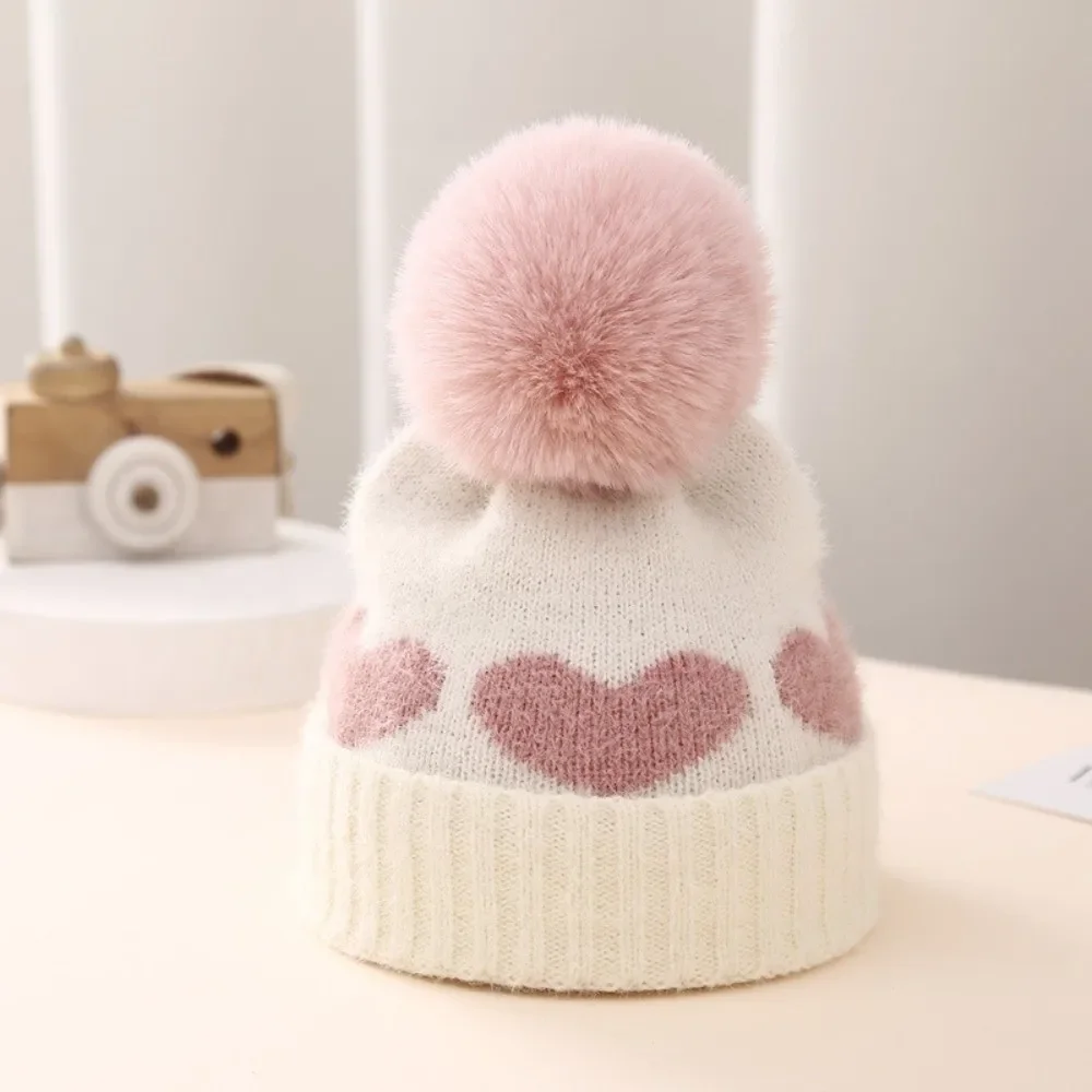 Gorro de lana para bebé recién nacido con pompón – Antiviento - imagen 4