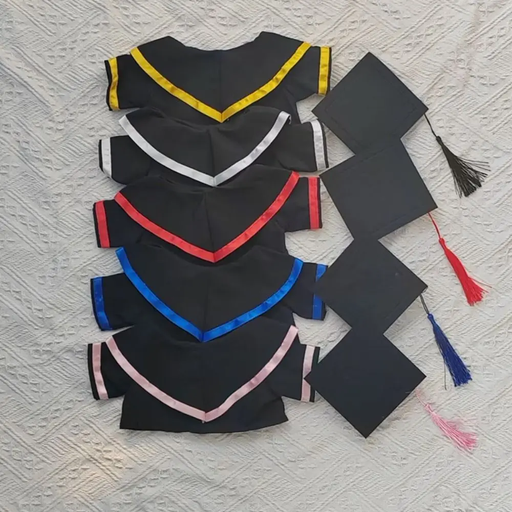 Traje de graduación apto para accesorios de ropa de oso de peluche de 30Cm, haga su propio muñeco de peluche, juguete para regalo de fiesta de graduación - imagen 2