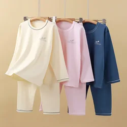 Pijama de algodón de manga larga unisex – Primavera y otoño