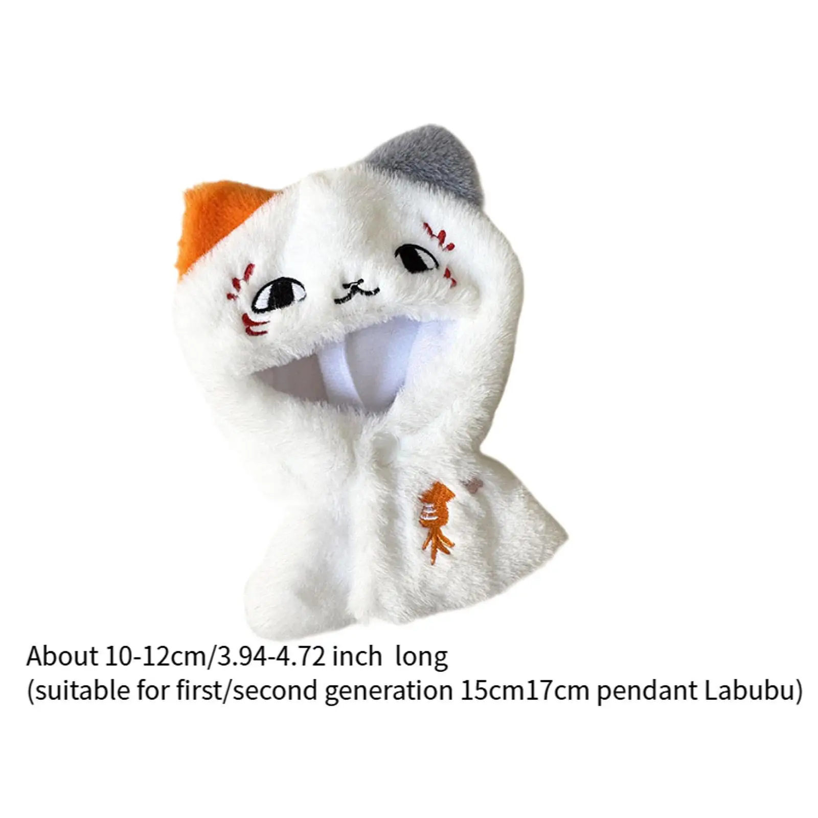 Pendant Doll Hoodie Cloak Clothing Doll Outfits Loose Shawl for 17cm Pretend Play Toy Scene Photo Prop Girl Gifts Child Toy