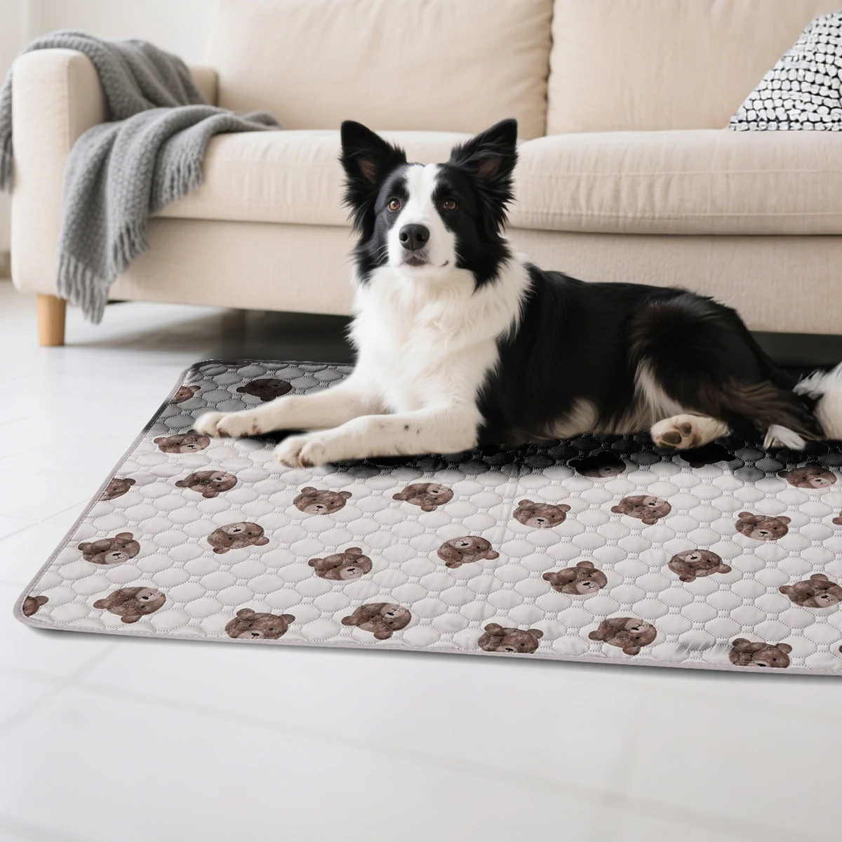 1 alfombrilla de entrenamiento reutilizable lavable para mascotas, adecuada para perros y gatos, antideslizante, manta para perros y gatos, accesorios para mascotas