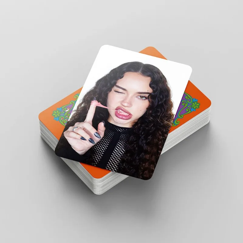 55 Uds. Tarjeta de colección K-katseye de grupo para niñas, tarjetas pequeñas de dibujos animados de Anime Mod & Mad, regalos de tarjetas Lomo de estilo coreano a la moda para estudiantes - imagen 5