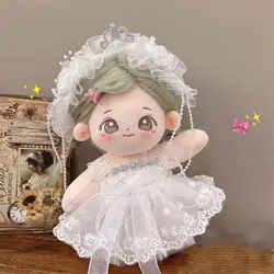 Vestidos de princesa para muñeca EXO Idol 20 cm algodon con diadema