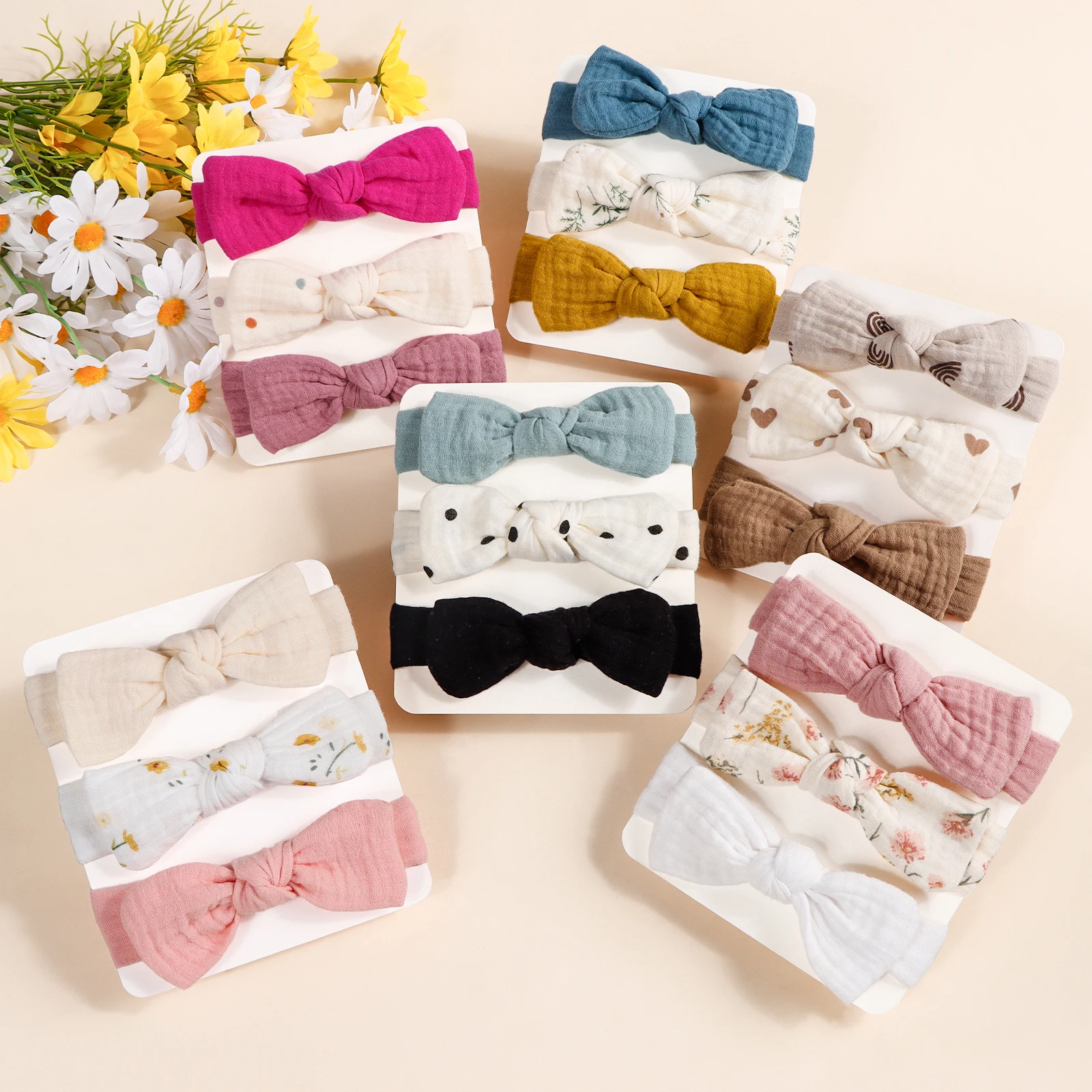 Diadema con orejas de conejo y lazo decorativo para niña - imagen 5