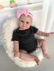 Muñeca Reborn realista Maddie Smile Girl de piel con venas visibles