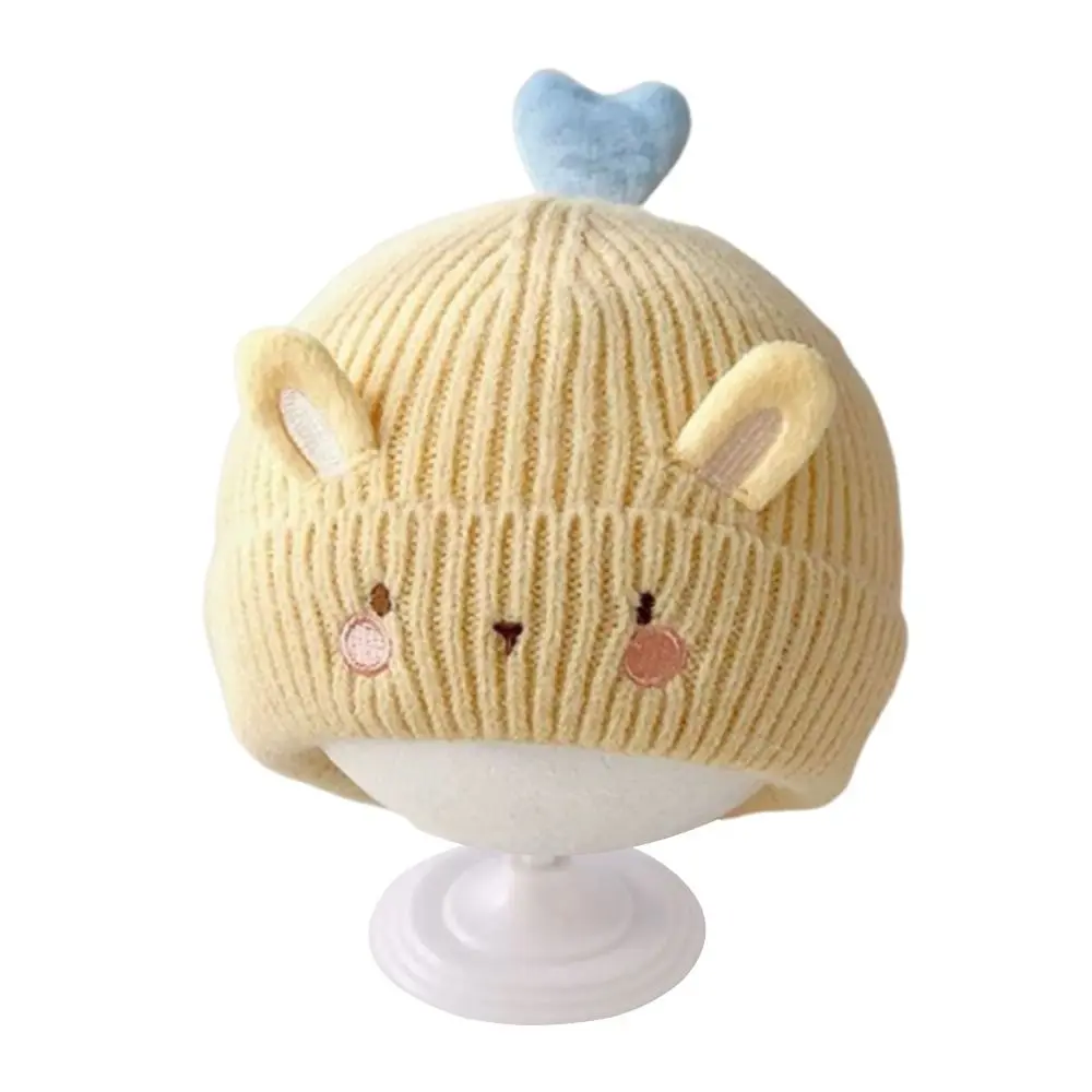 Gorros de invierno suaves a la moda de 0 a 6 meses, gorro tejido cálido de ganchillo, accesorio de fotografía, gorro para recién nacidos de dibujos animados, niños y niñas - imagen 5