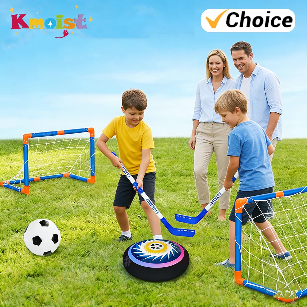 Portería de fútbol doble LED para exteriores, juego multifuncional