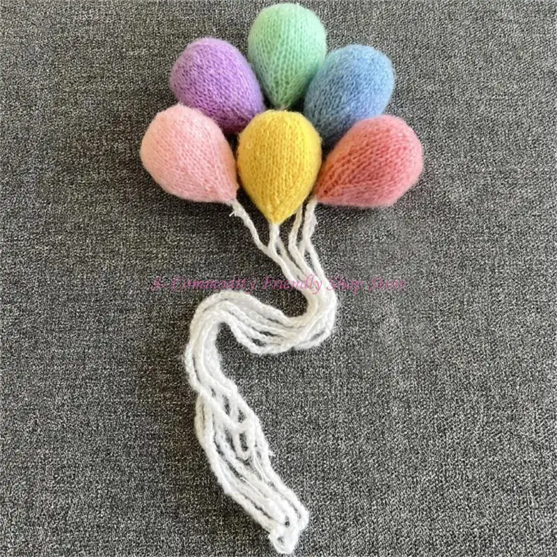 85ae Postos fotografía para bebés Conjunto globos coloridos accesorios fondo foto - imagen 2