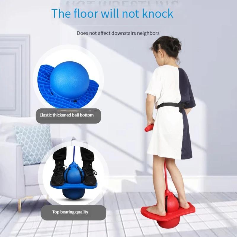 Pelota que rebota, salto de rana, equipo de ejercicio de altura larga, aumenta el salto alto, pelota que rebota, equipo de entrenamiento de equilibrio para niños - imagen 3