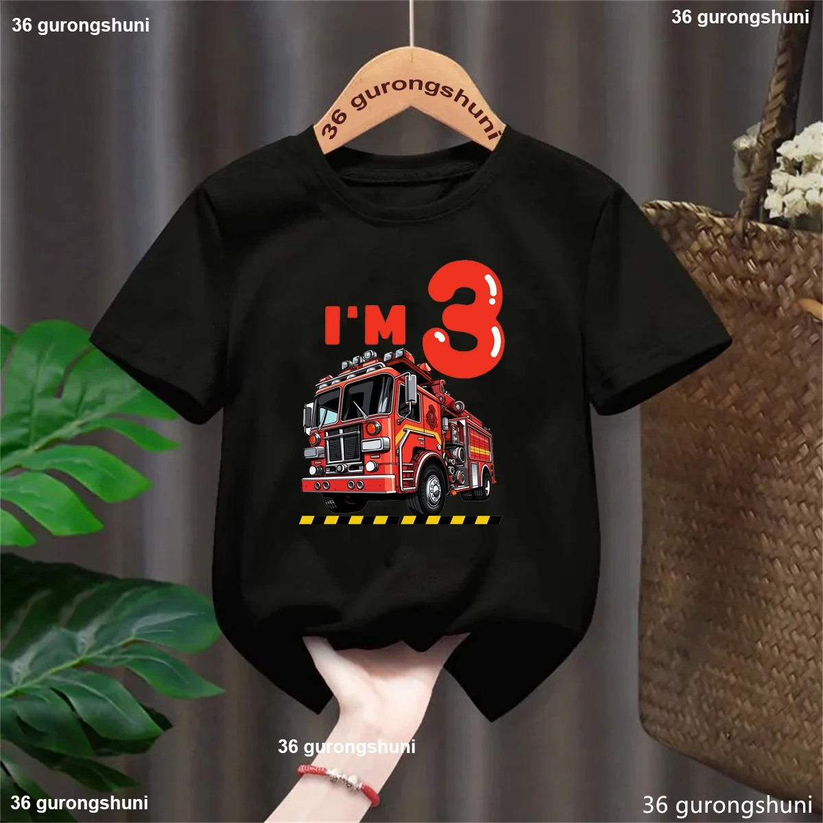 Camiseta con estampado de vehículo de ingeniería I Am 2nd/3rd, camiseta de regalo para niñas/niños, camiseta para niños pequeños, ropa Kawaii para niños - imagen 4