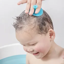 Cepillo masajeador de silicona para el cabello de bebés