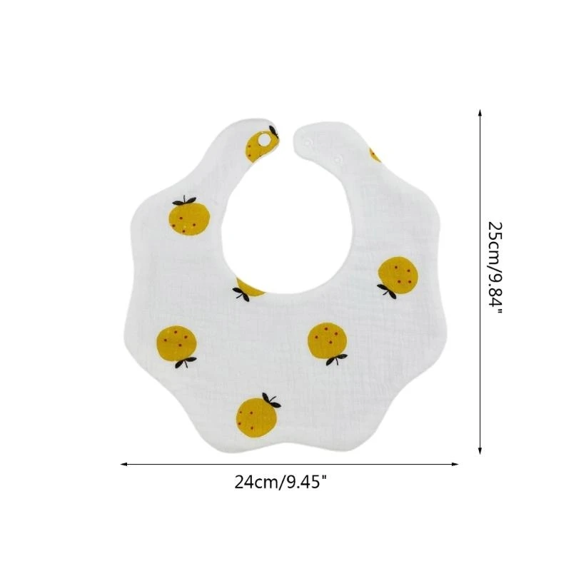 Babero con estampado para recién nacidos M76C, Baberos impermeables para bebé, paño grueso para eructar infantil género - imagen 5