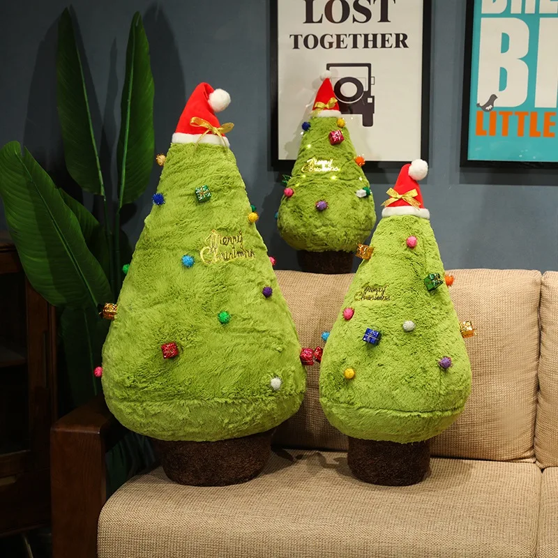 Árbol de Navidad peluche verde 20-100 cm – Juguete suave regalo - imagen 2