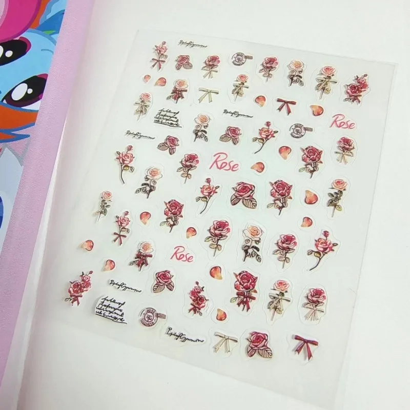 Calcomanías decorativas de rosas – Acabado mate vintage para niños - imagen 4