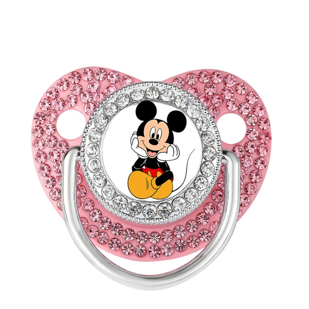 Chupete de lujo para bebé 2025, chupete ostentoso para recién nacido, juego de masticación oral para bebé, regalo para bebé Chupeta de 0 a 6M - imagen 2