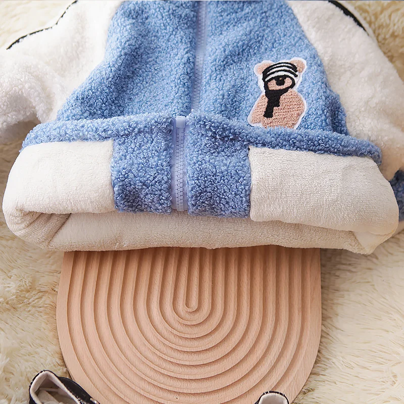 Nueva moda de invierno, ropa para niñas, niños, chaqueta gruesa y cálida de dibujos animados, disfraz informal para niños, abrigo infantil, ropa deportiva para niños - imagen 5