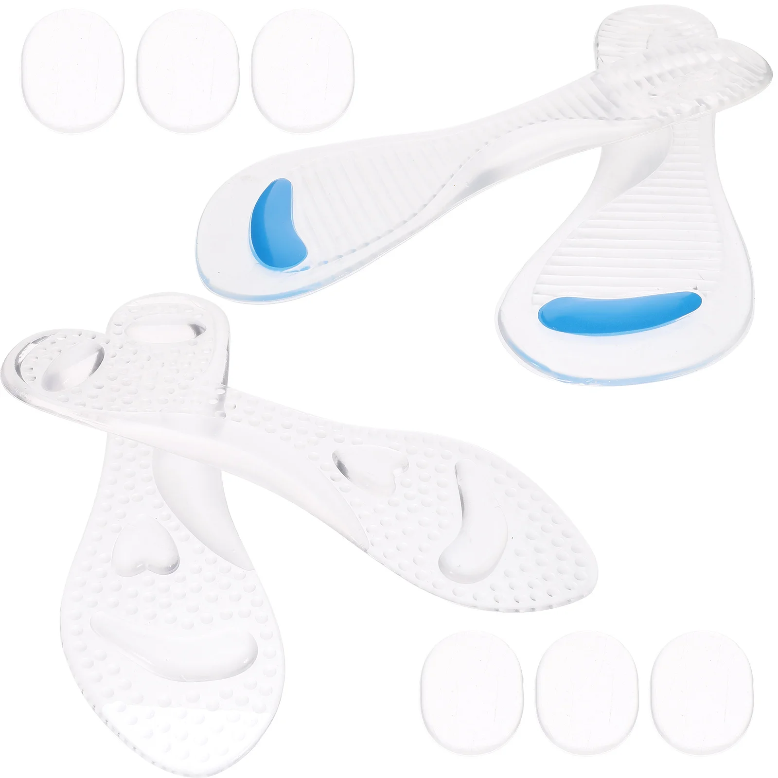 Almohadillas de Gel para tacones altos, soporte de cojín de Gel suave y transpirable, revestimientos de talón cómodos para zapatos, plantilla de alivio de presión, 10 Uds. - imagen 2