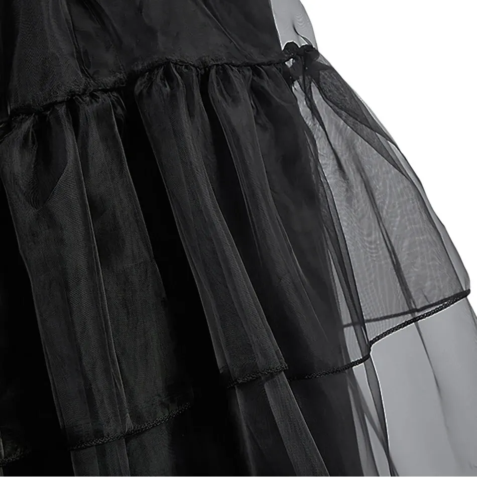 Disfraz de princesa negra para niña – Halloween y fiestas - imagen 2