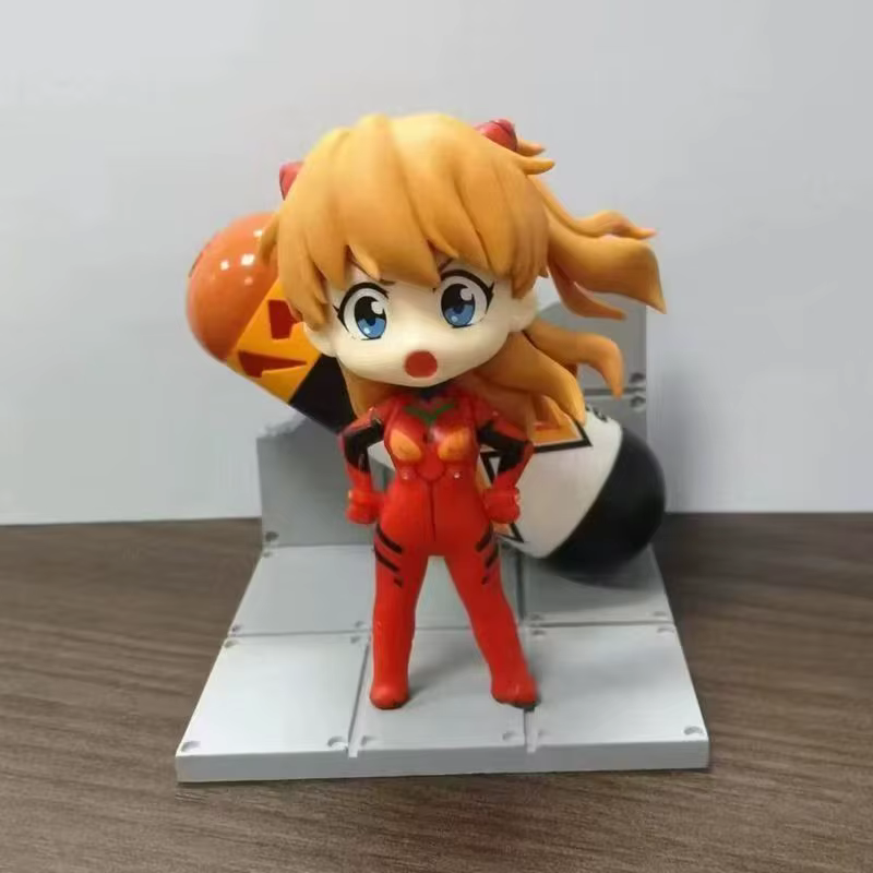 Figura de acción Evangelion Rei Asuka Kawaii Unidad-01 - Caja Sorpresa - imagen 4