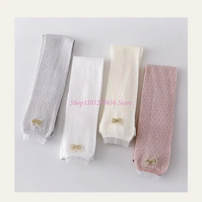 R6FD Pantalones largos informales algodón para niños pequeños, pantalones recortados, mallas para niños 6 meses a 8T - imagen 4