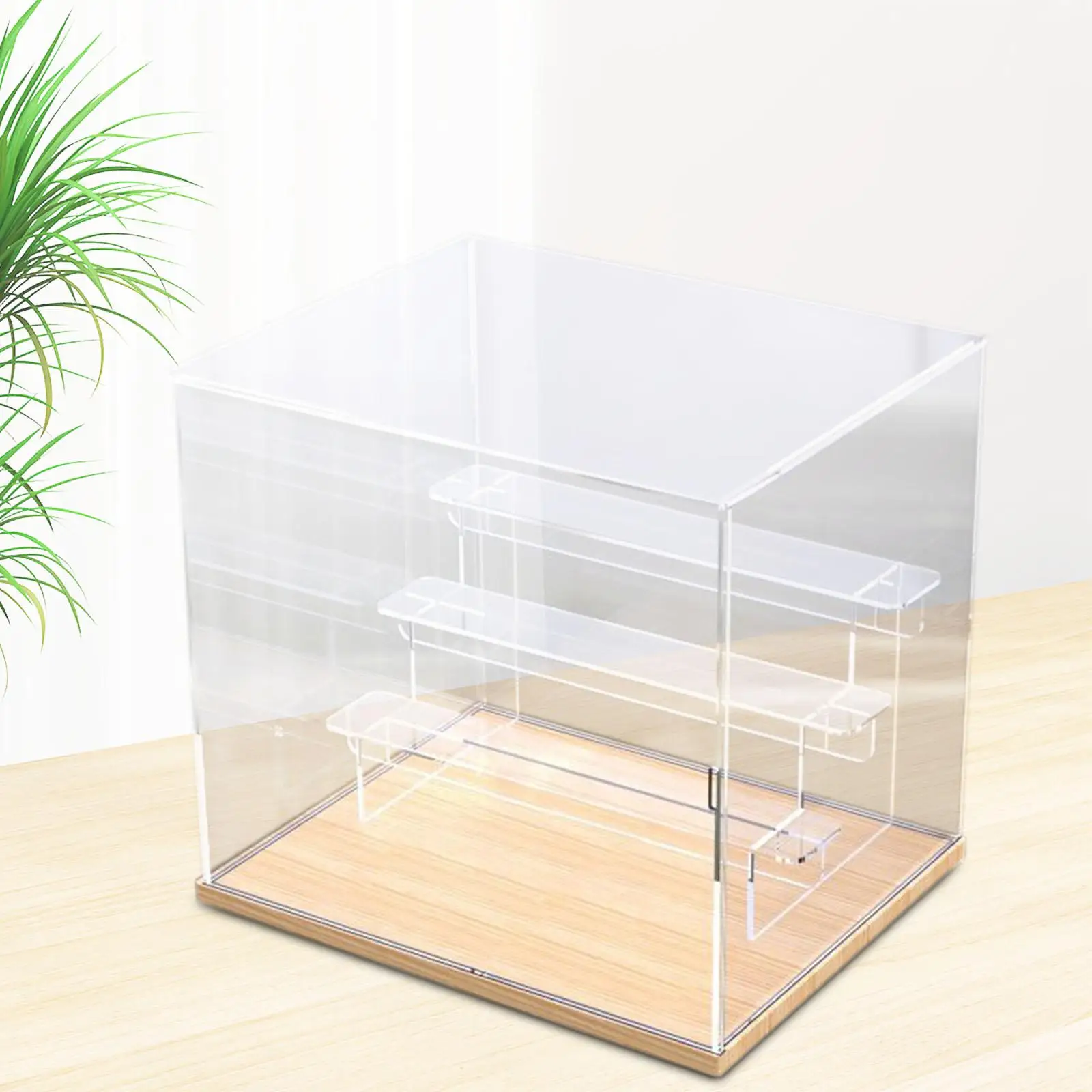 Acrylic Display Case Assemble for Miniature Figurines Collectibles Souvenirs Action Figures Protection Storage & Organizing