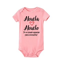 Body español para bebé – Reveal abuelos