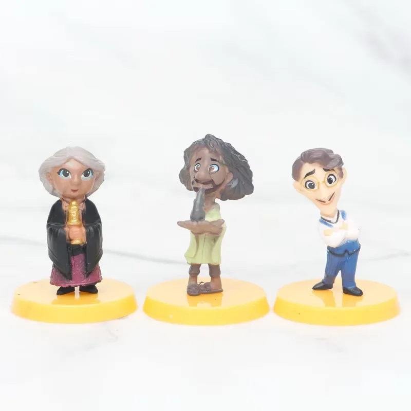12 unids/set Disney Encanto Mirabel Luisa 4,5 cm versión Q figuras de acción Mini muñecas juguetes para niños modelo para regalo de niños - imagen 5