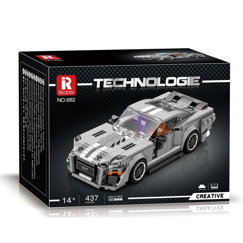 Set de construcción de coches clásicos – Juguete educativo infantil - imagen 4
