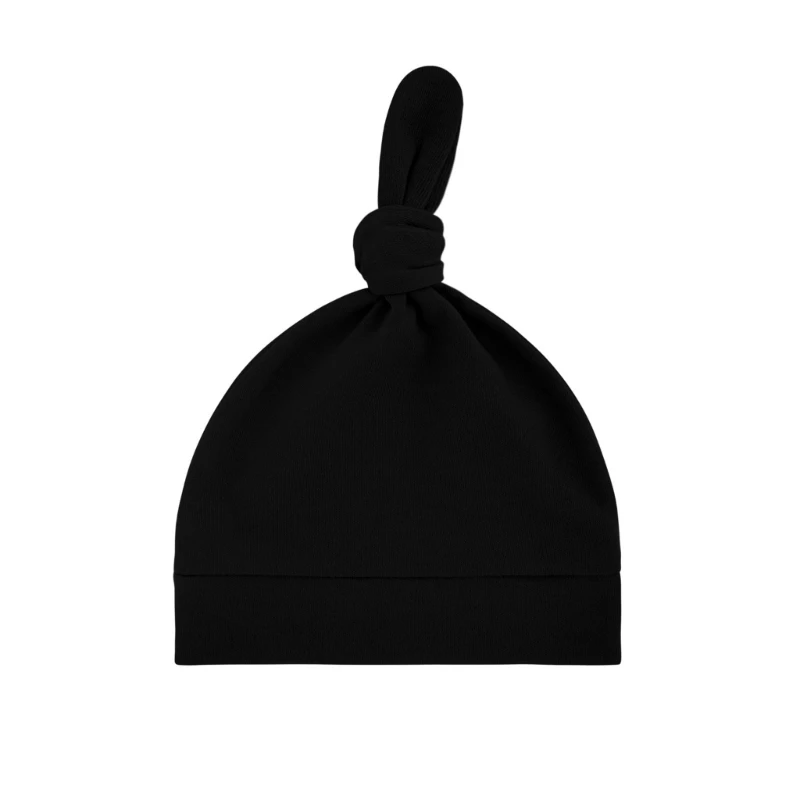 Gorro algodón anudable para bebé. Protege orejas recién nacido - imagen 3